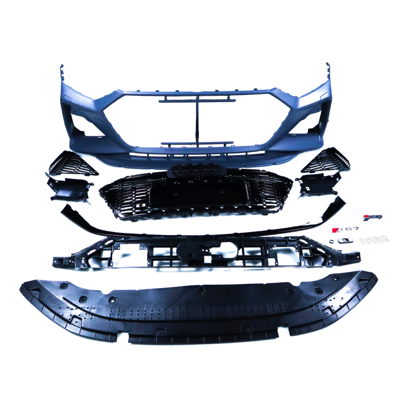 A7 19-21 RS style front bumper w/grille