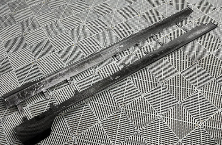 BMW G87 M2 Carbon Fiber AT side skirts
