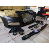 A3 8P2 09-12 RS style front bumper w/badgeless grille