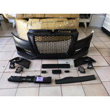 A3 8P2 09-12 RS style front bumper w/badgeless grille