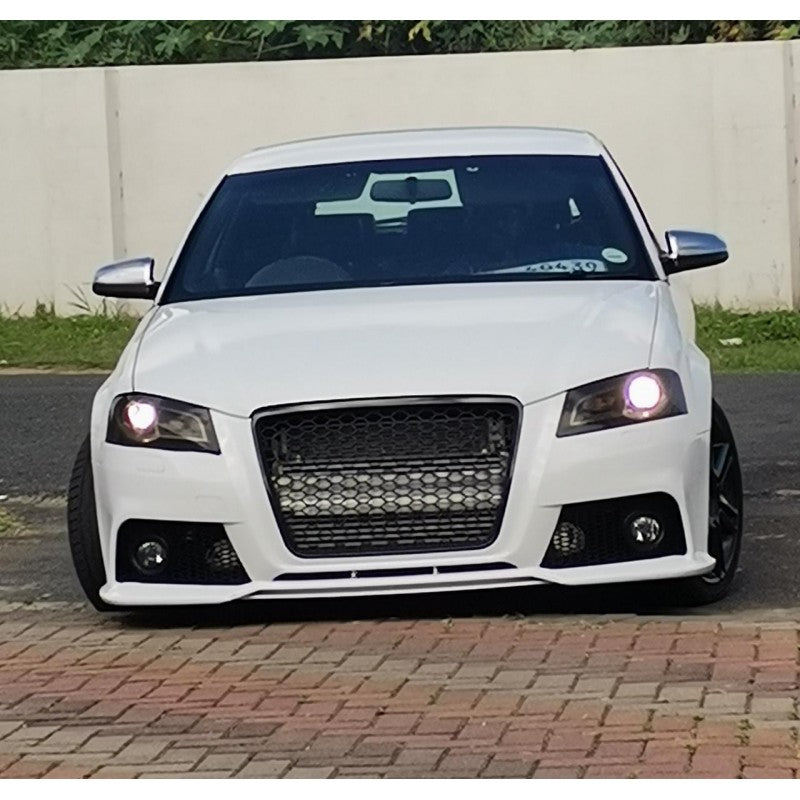 A3 8P2 09-12 RS style front bumper w/badgeless grille