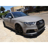 A3 8V2 17-20 S-line 3pcs front lip