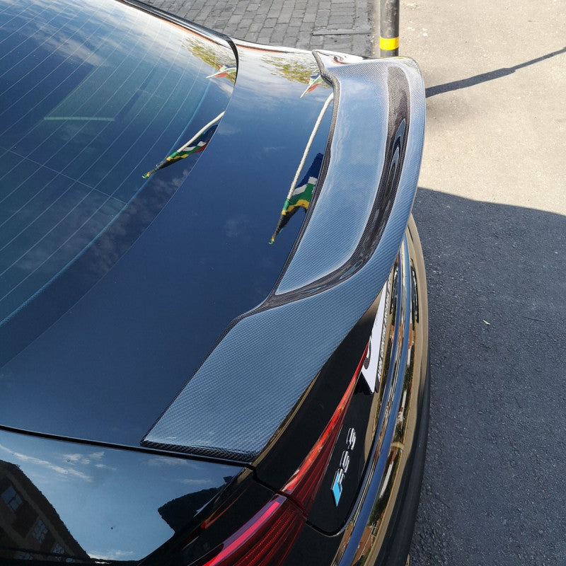 A3 8V 13-20 R-style carbon fiber boot spoiler