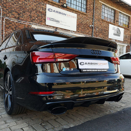 A3 8V 13-20 R-style carbon fiber boot spoiler