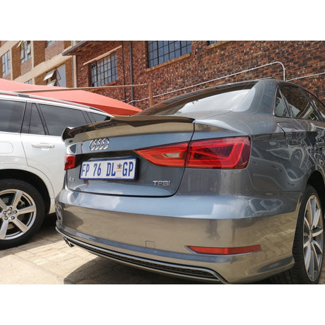 A3 8V 13-20 M4 style carbon fiber boot spoiler