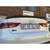 A3 8V 13-20 V style carbon fiber boot spoiler