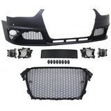 A4 B8.5 12-15 RS style front bumper w/foglamp