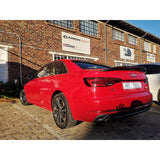 A4 B9 16-22 C style carbon fiber boot spoiler