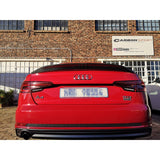 A4 B9 16-22 C style carbon fiber boot spoiler