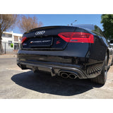 A5 B8.5 12-15 S5 S-line rear bumper diffuser