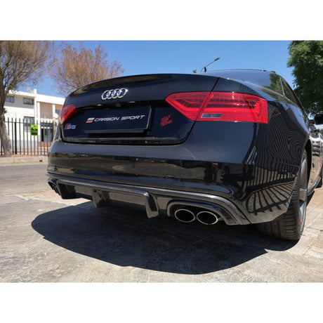 A5 B8.5 12-15 S5 S-line rear bumper diffuser