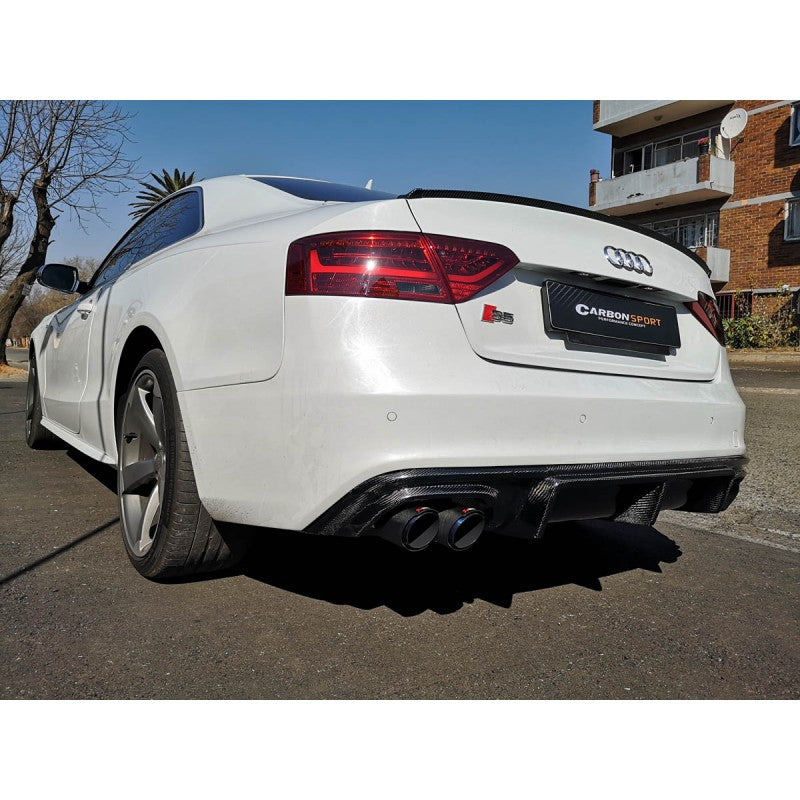 A5 B8.5 12-15 S5 S-line rear bumper diffuser