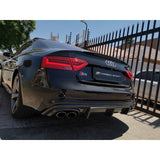 A5 B8.5 12-15 S5 S-line rear bumper diffuser