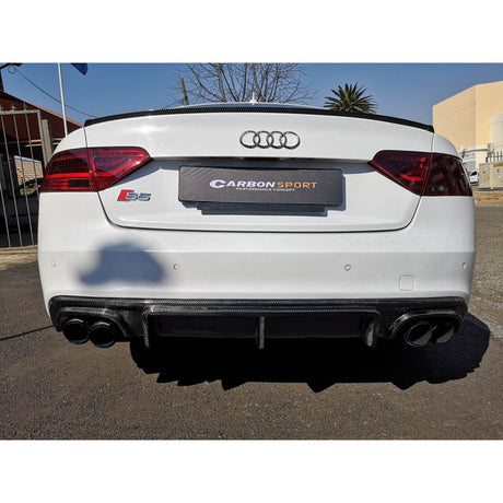 A5 B8.5 12-15 S5 S-line rear bumper diffuser