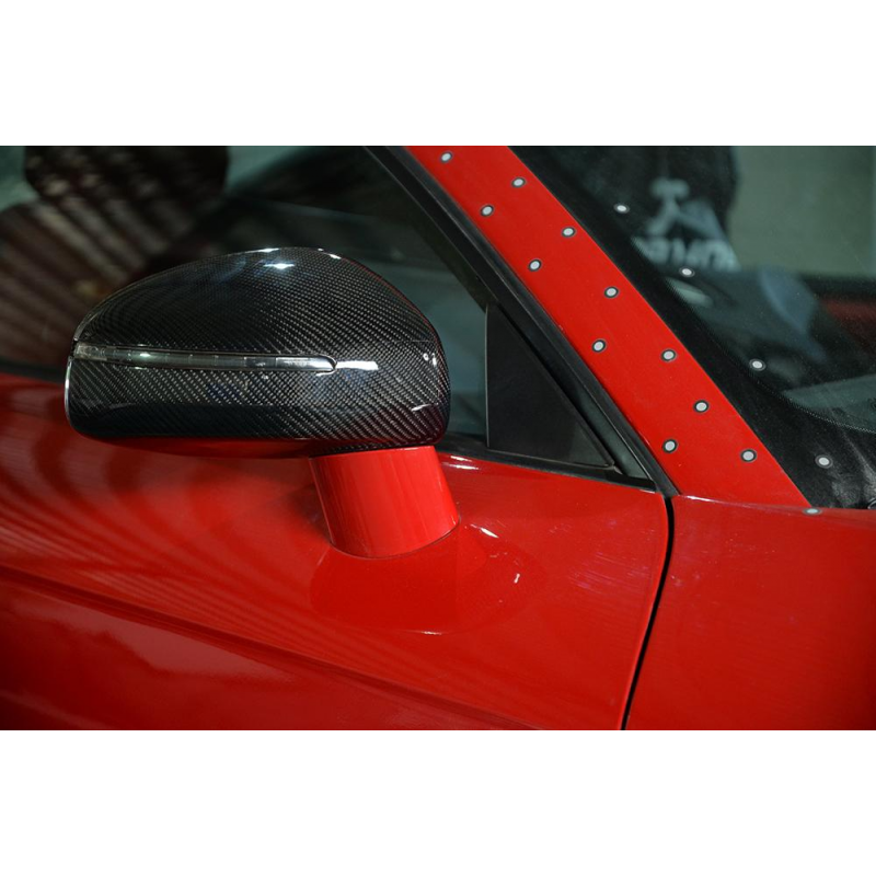 R8 06-15 carbon fiber mirror cover