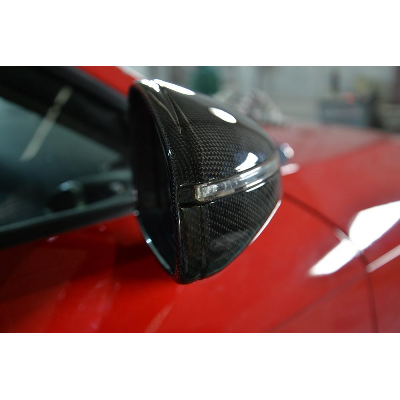 R8 06-15 carbon fiber mirror cover