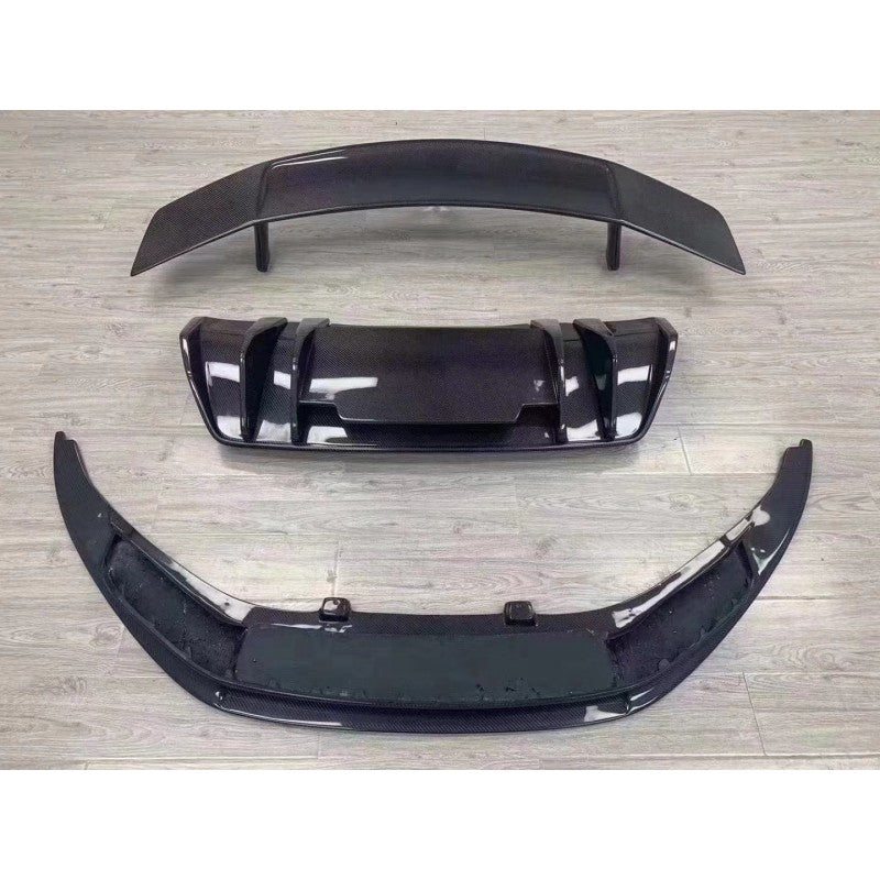 R8 15-18 carbon fiber front lip / diffuser / wing