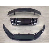 R8 15-18 carbon fiber front lip / diffuser / wing