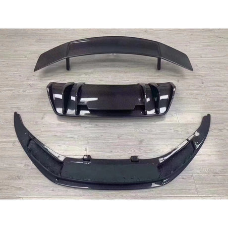 R8 15-18 carbon fiber front lip / diffuser / wing