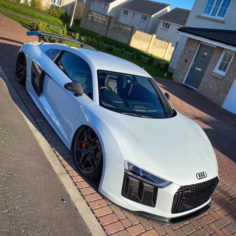 R8 15-18 carbon fiber front lip / diffuser / wing