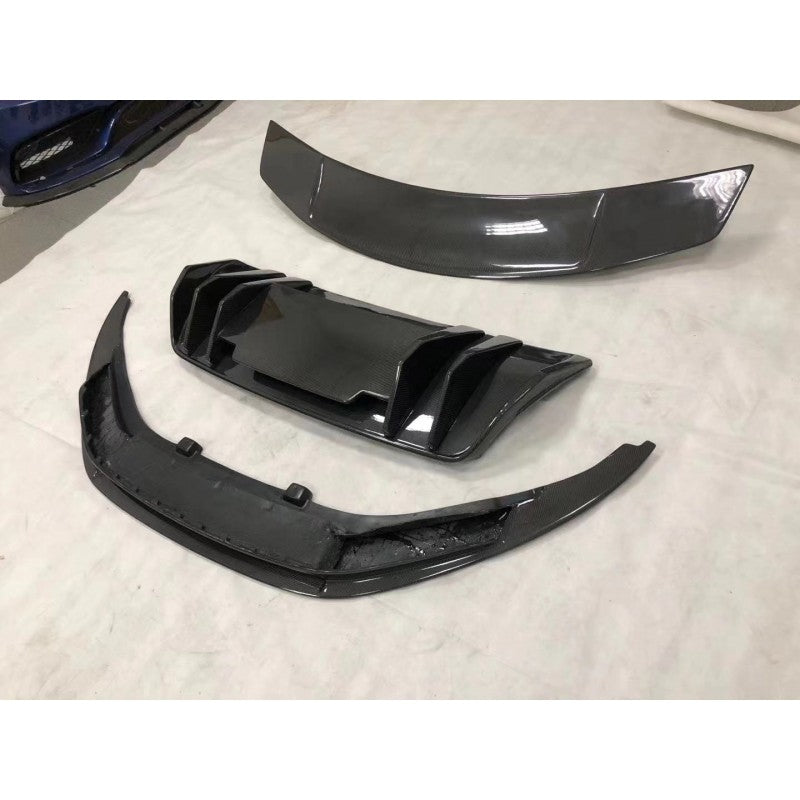 R8 15-18 carbon fiber front lip / diffuser / wing