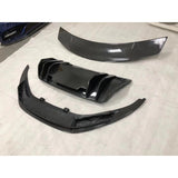 R8 15-18 carbon fiber front lip / diffuser / wing