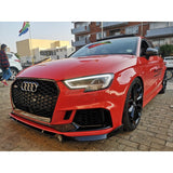 A3 8V2 17-20 S3 S-line front lip