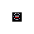 Audi (1) welcome door light (upgrade glass lens)