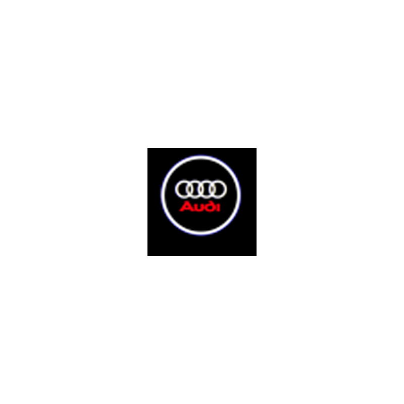Audi (1) welcome door light (upgrade glass lens)