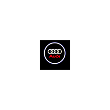 Audi (1) welcome door light (upgrade glass lens)