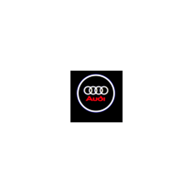 Audi (1) welcome door light (upgrade glass lens)