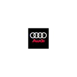 Audi (2) welcome door light (upgrade glass lens)