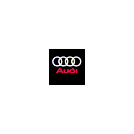 Audi (2) welcome door light (upgrade glass lens)