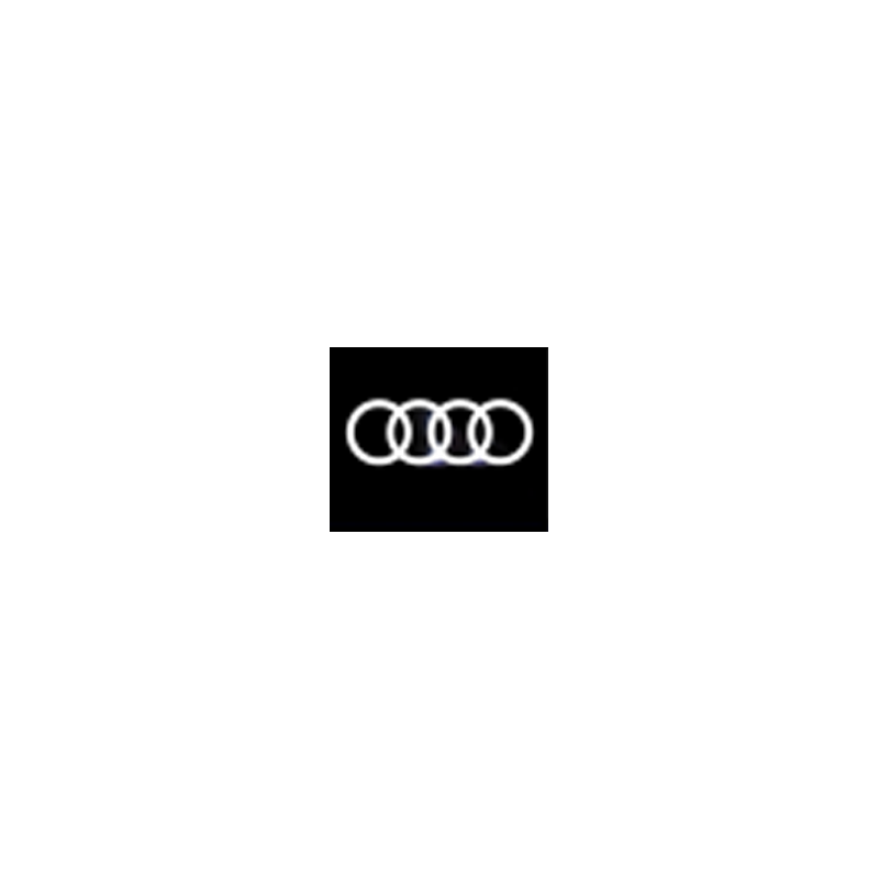 Audi (3) welcome door light (upgrade glass lens)