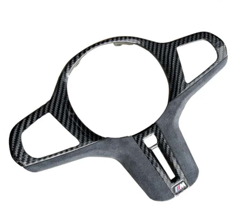 BMW G80/G81/G82/G83/G87 G20 G30 Carbon Fiber Steering Wheel Trim