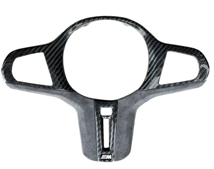 BMW G80/G81/G82/G83/G87 G20 G30 Carbon Fiber Steering Wheel Trim