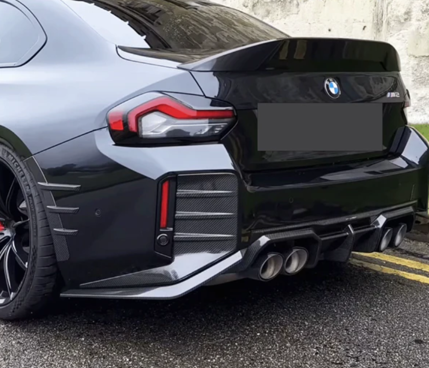 BMW G87 M2 Carbon Fiber Rear Fender Trims