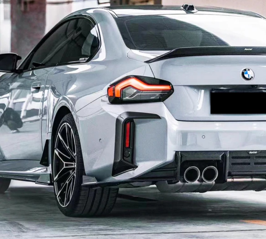 BMW G87 M2 Carbon Fiber Rear Bumper Trims