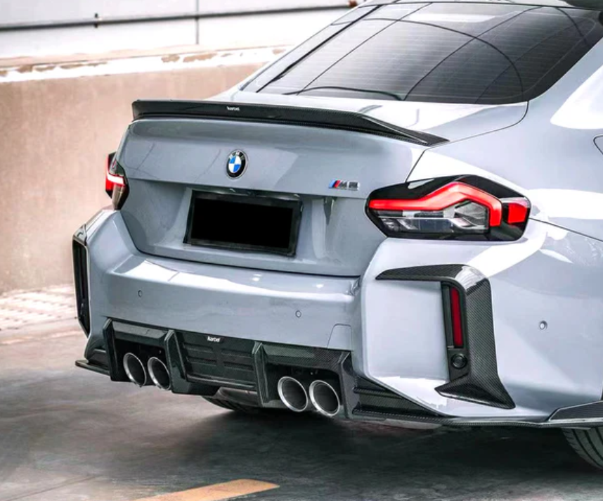 BMW G87 M2 Carbon Fiber Rear Bumper Trims