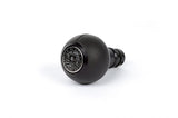 BFI GS2 Heavy Weight Shift Knob Black Nappa Leather Black Anodized VWAudi Fitment