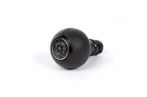 BFI GS2 Heavy Weight Shift Knob Black Nappa Leather Black Anodized VWAudi Fitment