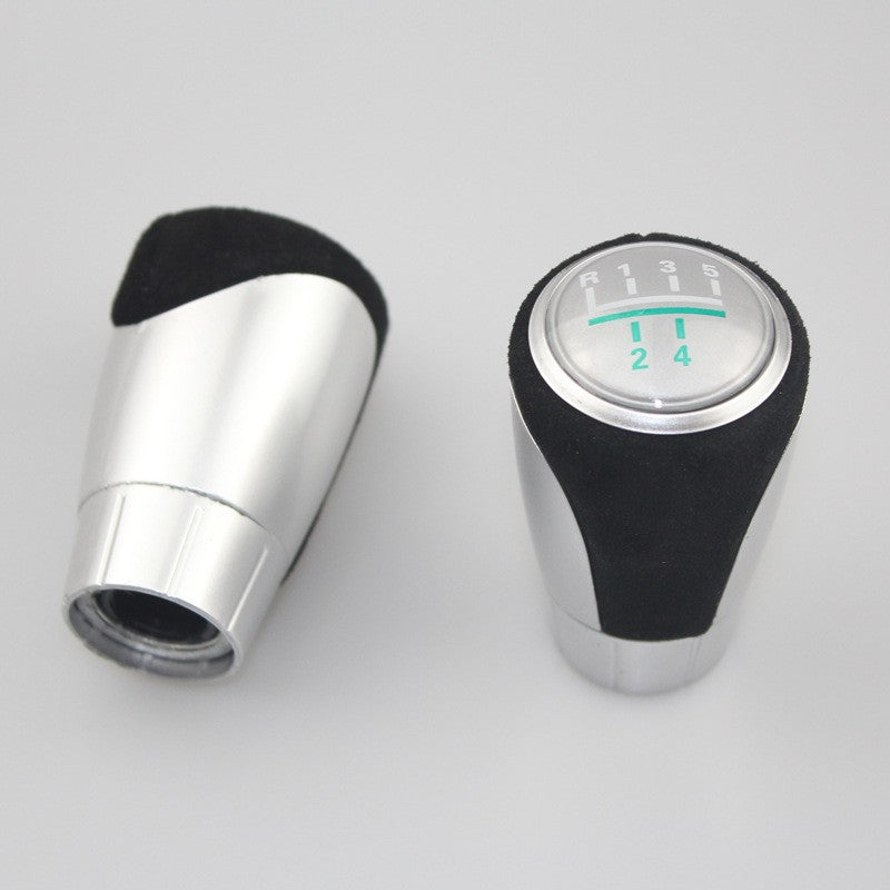 BMW 5 Speed Gearknob (aluminium / suede)