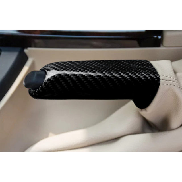 BMW carbon fiber handbrake
