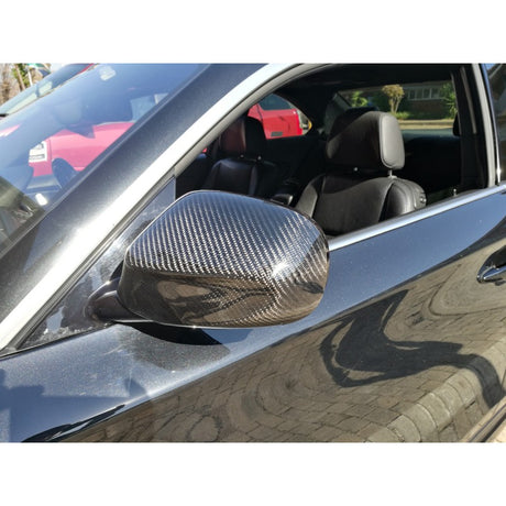 E82 E87 LCI 08-11 carbon fiber mirror cover (stick on type)