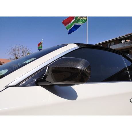 E82 E87 LCI 08-11 carbon fiber mirror cover (stick on type)