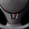 E90 E92 carbon steering sticker