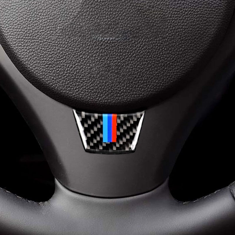 E90 E92 carbon steering sticker