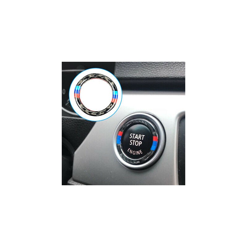 E90 E92 start button carbon surround