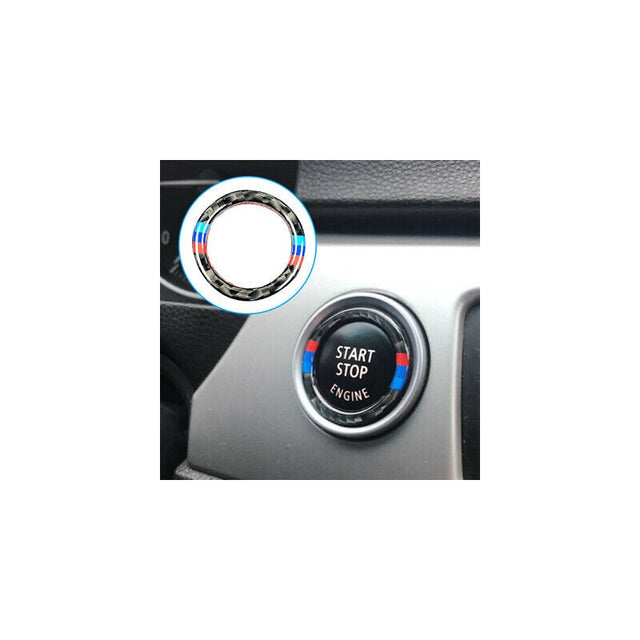 E90 E92 start button carbon surround