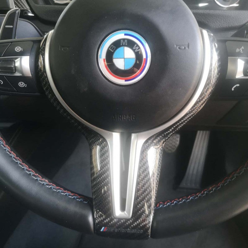 F-Series performance carbon fiber steering trim